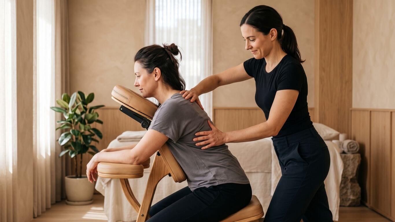 Apprentissage pratique des techniques du Massage Assis Fusion